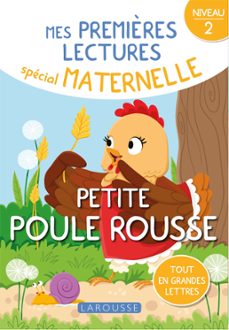 1eres lectures maternelle niveau 2 - petite poule rousse (ebook)-sophie de mullenheim-laura carrion-9782036063402