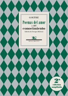 poemas del amor y del conocimiento-johann wolfgang von goethe-9788410148802