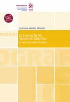 el conflicto del sáhara occidental-carolina jimenez sanchez-9788413782102