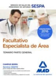 facultativos especialistas de area del servicio de salud del principado de asturias: temario parte general-9788414201602