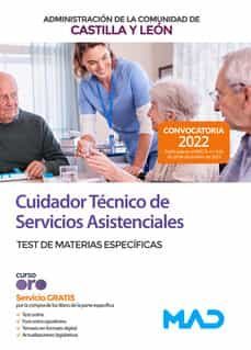 cuidador técnico de servicios asistenciales test de materias específicas-9788414255902