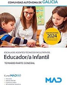 educador/a infantil (escala de agentes técnicos facultativos) temario parte general-9788414279502