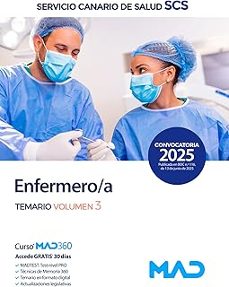 enfermero/a. temario volumen 3. servicio canario de salud scs 2025-9788414297902