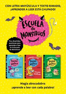 aprender a leer en la escuela de monstruos - pack con los libros 1, 2 y 3-sally rippin-9788419357502