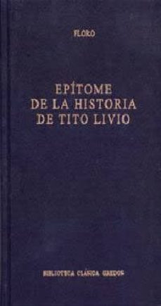 epitome de la historia de tito livio-9788424922702