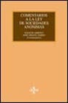 comentarios de la ley de sociedades anonimas (3 vol.)-9788430936502
