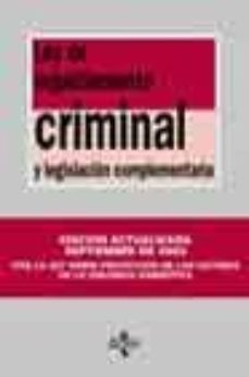 ley de enjuiciamiento criminial (18ª ed. 2003)-victor moreno catena-jose antonio colmenero guerra-9788430940202