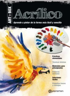 art box acrilico kit libro + laminas + material: aprende a pintar de la forma mas facil-9788434214002