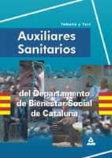 auxiliares sanitarios bienestar social cataluña-9788466502702