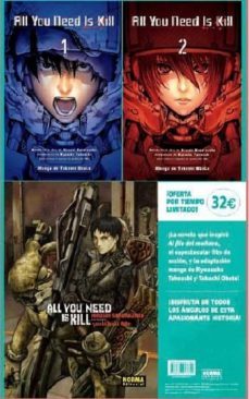 all you need is kill. pack complet 1+2+novela-hiroshi sakurazaka-9788467917802