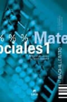 matematicas aplicadas a las ciencias sociales (1º bachillerato)-carlos gonzalez garcia-jesus llorente medrano-9788471317902