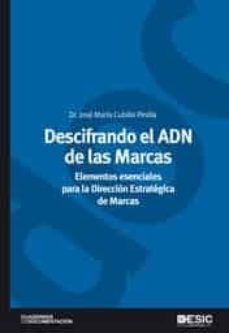 descifrando el adn de las marcas-jose maria cubillo pinilla-9788473567602