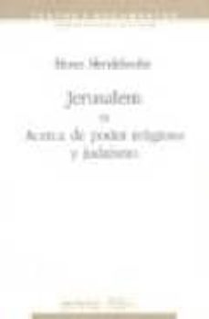 jerusalem o acerca de poder religioso y judaismo-moses mendelssohn-9788476582602