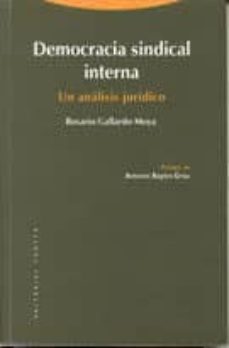 democracia sindical interna un analisis juridico-9788481641202