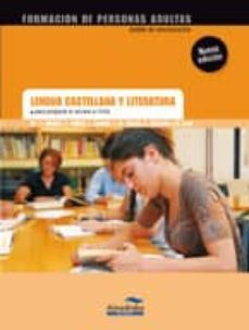 lengua castellana y literatura para preparar el acceso a ciclo fo rmativo grado superior (cfgs)-9788483089002