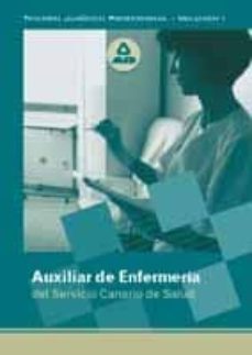 auxiliar de enfermeria del servicio canario de salud: temario jur idico profesional (vol. i)-jose manuel ania palacio-9788483114902
