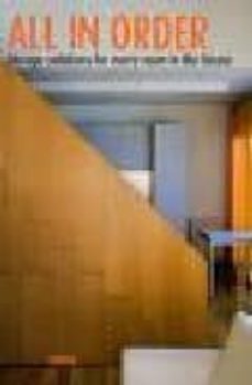 todo en orden: soluciones para el almacenamiento en casa (english / español)-9788496823402
