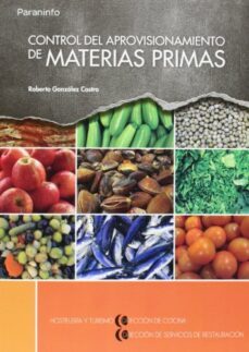 control del aprovisionamiento de materias primas-roberto gonzalez castro-9788497324502
