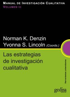 manual de investigacion cualitativa, v.iii: estrategias de invest tigacion cualitativa-norman k. denzin-9788497843102