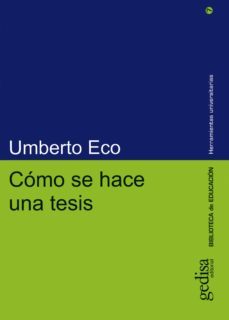 cómo se hace una tesis (ebook)-umberto eco-9788497848602
