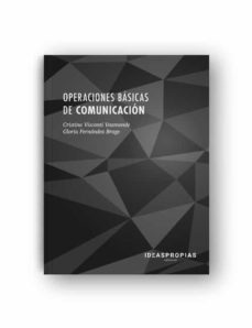 (mf0970_1) operaciones basicas de comunicacion-cristina visconti vaamonde-gloria fernandez brage-9788498396102