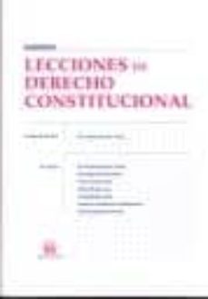 lecciones de derecho constitucional-maria isabel alvarez velez-9788498762402