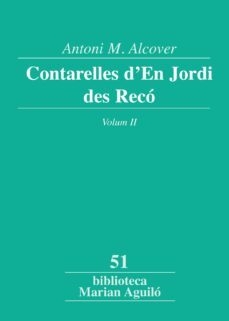 contarelles d en jordi des reco volum 2-antoni m. alcover-9788498835502
