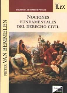 nociones fundamentales del derecho civil-pieter van bemmelen-9789563921502