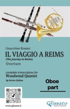 oboe part of "il viaggio a reims" for woodwind quintet (ebook)-9791220860802