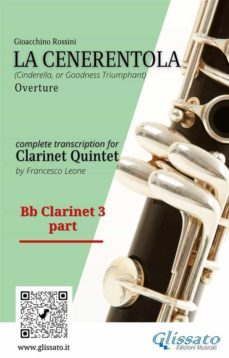 bb clarinet 3 part of "la cenerentola" for clarinet quintet (ebook)-9791220869102