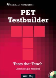 pet testbuilder with answer key: tests that teach (incluye cd)-9781405063012