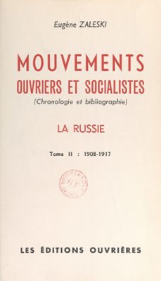 mouvements ouvriers et socialistes (2) (ebook)-9782402626712