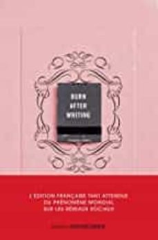 burn after writing (frances)-sharon jones-9782849336212