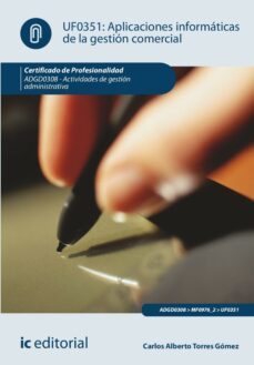aplicaciones informaticas de la gestion comercial. adgd0308 (ebook)-9788411035712