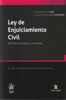 ley de enjuiciamiento civil (38ª ed. anotada y concordada)-9788411139212