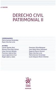 derecho civil patrimonial ii (4ª ed.)-9788411309912