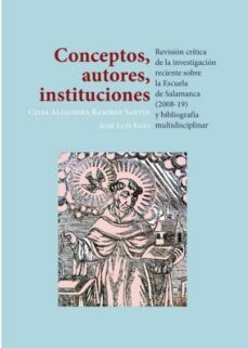 conceptos, autores, instituciones-celia alejandra ramirez santos-9788413247212