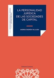 personalidad juridica de las sociedades de capital-9788413698212