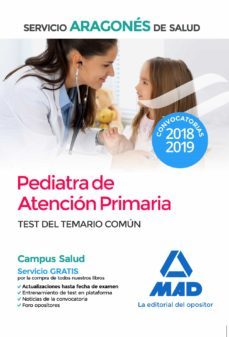 pediatra de atencion primaria del servicio aragonés de salud. test-9788414208212