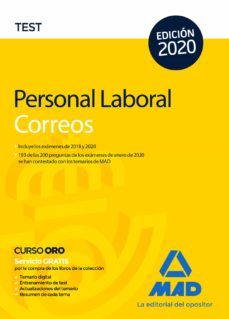 personal laboral de correos y telegrafos. test-luis ignacio guillen gil-9788414235812