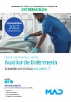 auxiliar de enfermería de la administración de la comunidad autónoma de extremadura (personal laboral grupo iv). temario 2-9788414254912
