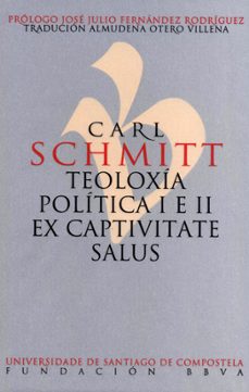 carl schmitt. teoloxia politica i e ii-9788419155412