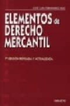 elementos de derecho mercantil-jose luis fernandez-9788423421312