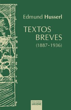 textos breves (1887-1936)-edmund husserl-9788430120512