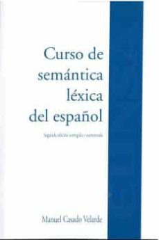 curso de semantica lexica del español-manuel casado velarde-9788431337612