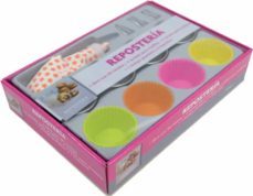 kit reposteria (incluye 4 moldes para muffins, 4 moldes para coul ants y una manga pastelera con 4 boquillas)-9788448069612