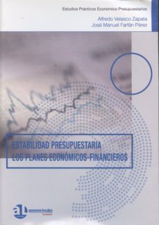 estabilidad presupuestaria. los planes economicos-financieros-alfredo velasco zapata-9788460658412