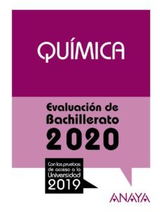 quimica: evaluacion de bachillerato 2020 - prueba acceso universidad-9788469873212