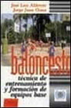 entrenamiento y formacion en baloncesto-j.l. alderete-9788480131612