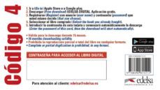 codigo ele 4 (b2) tarjeta de descarga del libro digital: libro del alumno.-rosangela dantas-9788490815212